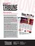 TRIBUNE TRIBUNE. THE mcgill. with the McGill Tribune? Why advertise