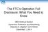 The FTC s Operation Full Disclosure: What You Need to Know