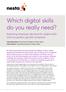 Which digital skills do you really need?