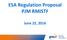 ESA Regulation Proposal PJM RMISTF. June 22, 2016