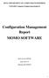 Configuration Management Report MOMO SOFTWARE