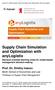 Supply Chain Simulation and Optimization with anylogistix