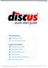 quick start guide Introducing Discus Guides to key features Welcome to Discus How your account works Creating a DISC profile Inviting a candidate