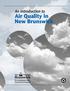 Air Quality in New Brunswick