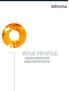 ROLE PROFILE SALES MANAGER - DESIGNJUNCTION