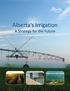 Government. Alberta s Irrigation A Strategy for the Future