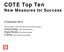 COTE Top Ten. New Measures for Success. 9 December 2016