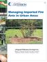 Managing Imported Fire Ants in Urban Areas