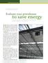 to save energy Heating costs represent the largest Evaluate your greenhouse Greenhouse Structures