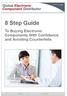 8 Step Guide. To Buying Electronic Components With Confidence and Avoiding Counterfeits