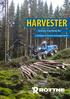 HARVESTER forestry machines for intelligent forest management