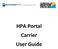 HPA Portal Carrier User Guide