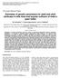 Estimates of genetic parameters for yield and yield attributes in elite lines and popular cultivars of India s pearl millet