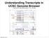 Understanding Transcripts in UCSC Genome Browser