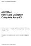 ab Fatty Acid Oxidation Complete Assay Kit