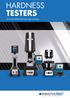 HARDNESS TESTERS. Overview of Bench & Floor type machines