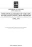 STRUCTURAL DESIGN OF COLUMN STABILISED UNITS (LRFD METHOD)