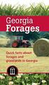 Georgia. Forages. Quick facts about forages and grasslands in Georgia