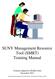 SUNY Management Resource Tool (SMRT) Training Manual