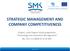 STRATEGIC MANAGEMENT AND COMPANY COMPETITIVENESS