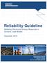 Reliability Guideline