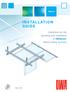 INSTALLATION GUIDE. Guidelines for the planning and installation of OWAtecta Metal Ceiling Systems