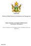 ZIMBABWE. Ministry of Water Resources Development and Management. Water, Sanitation and Hygiene (WASH) Sector Coordination Mechanisms