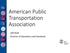 American Public Transportation Association. Jeff Hiott Director of Operations and Standards