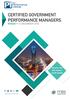 CERTIFIED GOVERNMENT PERFORMANCE MANAGERS RIYADH 9-13 DECEMBER 2018
