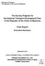 The Survey Program for the National Transport Development Plan in the Republic of the Union of Myanmar. Final Report