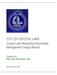 CITY OF CRYSTAL LAKE. Crystal Lake Watershed Stormwater Management Design Manual. Prepared by: Hey and Associates, Inc.