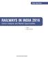 RAILWAYS IN INDIA 2016