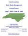 North Carolina. Solid Waste Management. Annual Report. July 1, 2005 June 30, 2006