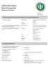 Safety Data Sheet - Drain Tracing Dye Fluorescent Green