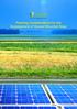 Planning Considerations for the Development of Ground Mounted Solar