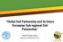 Global Soil Partnership and its future Euroasian Sub-regional Soil Partnership