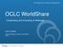 OCLC WorldShare. Cooperating and Innovating at Webscale. Chris Thewlis. Regional Manager, Australia / New Zealand OCLC