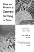Contract. Farming. Sea4 amd. Wdftect4 oj. Lynn H. Davis. Gerald E. Korzan. Station Bulletin 580. June 1961