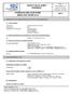 SAFETY DATA SHEET Revised edition no : 2 SDS/MSDS Date : 13 / 12 / 2012