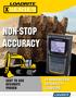 NON-Stop ACCURACY. EaSY to use accurate Proven ON BOARD WEIGHING SYSTEMS FOR EXCAVATORS