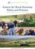 Centre for Rural Economy Policy and Practice BRIEFING PAPERS: National Parks in England