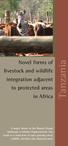 Novel forms of livestock and wildlife integration adjacent to protected areas in Africa