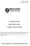 Newcastle University. Estate Support Service. Contractor Induction Booklet