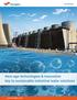 WHITEPAPER. New-age technologies & innovation key to sustainable industrial water solutions.