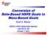 Conversion of Rate-Based NSPS Goals to Mass-Based Goals