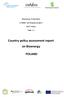 Country policy assessment report on Bioenergy