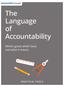 The Language of Accountability