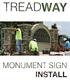 MONUMENT SIGN INSTALL