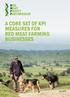 A CORE SET OF KPI MEASURES FOR RED MEAT FARMING BUSINESSES