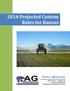 2014 Projected Custom Rates for Kansas